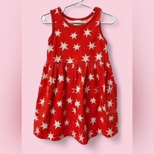Hanna Andersson Sleeveless Playground Star Print Pocket Dress | Size 4